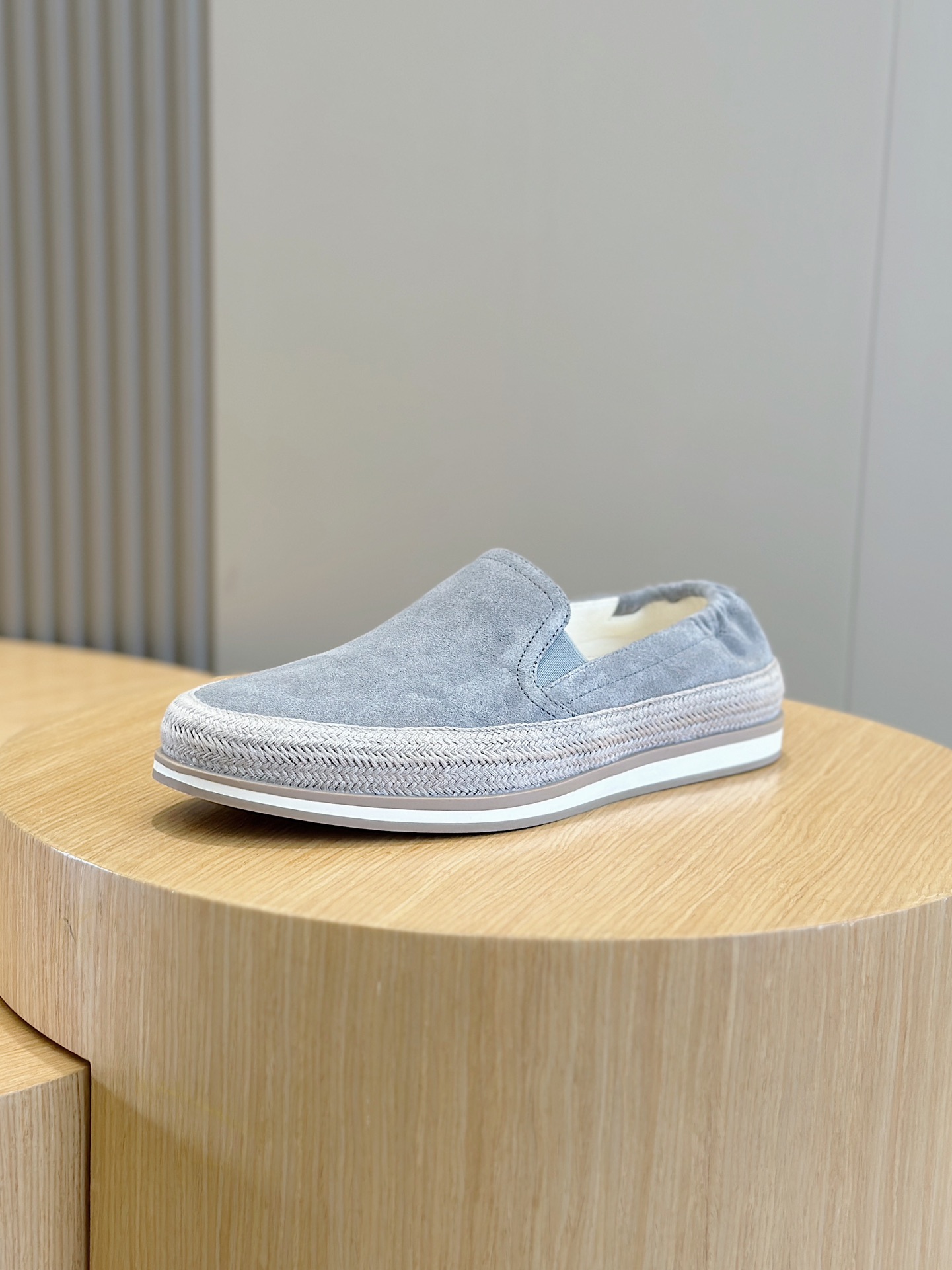 Adidas Prada Male Loafers Cow Leather S