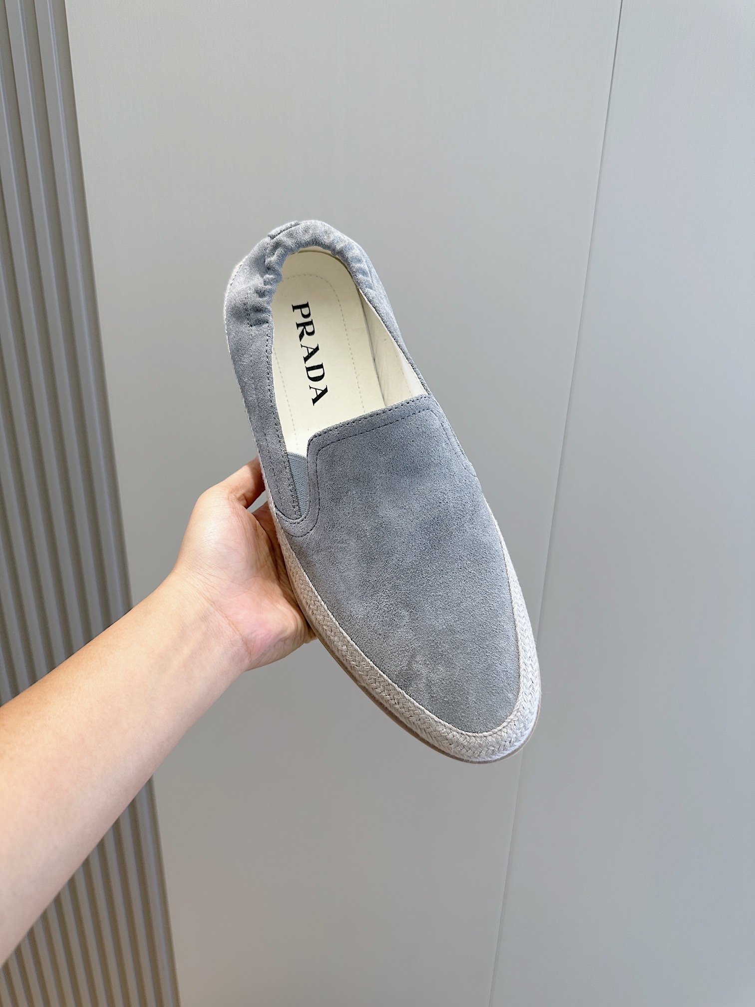 Adidas Prada Male Loafers Cow Leather S