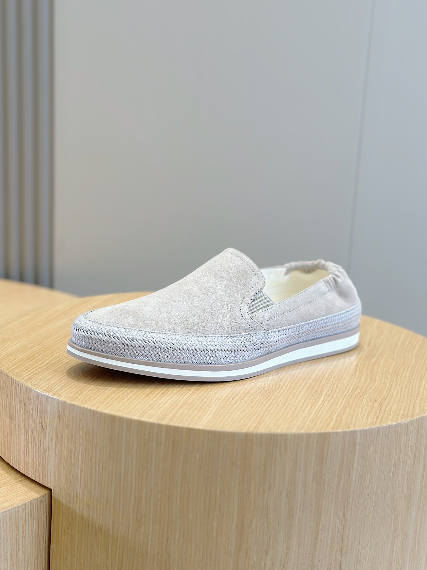 Adidas Prada Male Loafers Cow Leather S