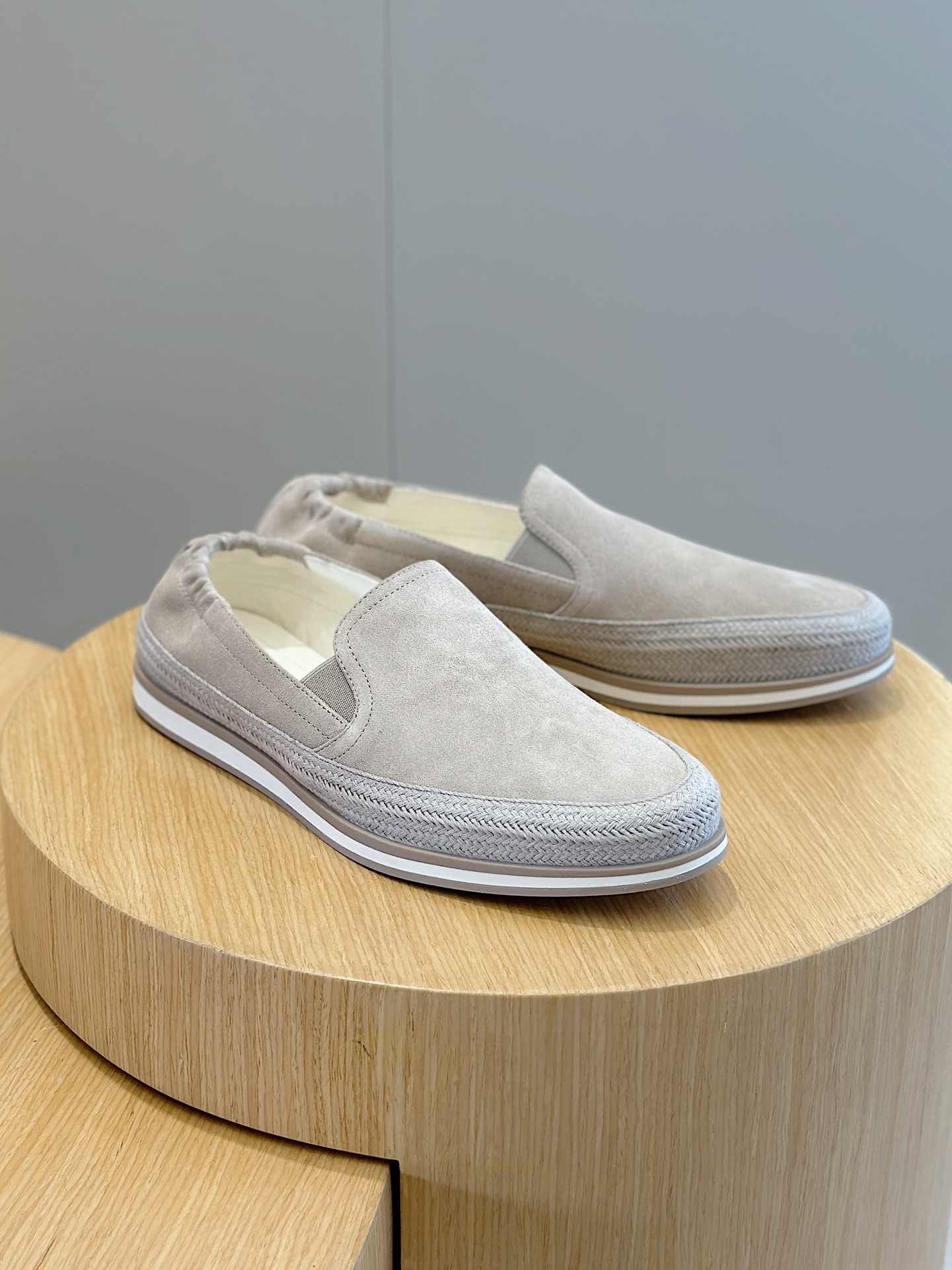 Adidas Prada Male Loafers Cow Leather S