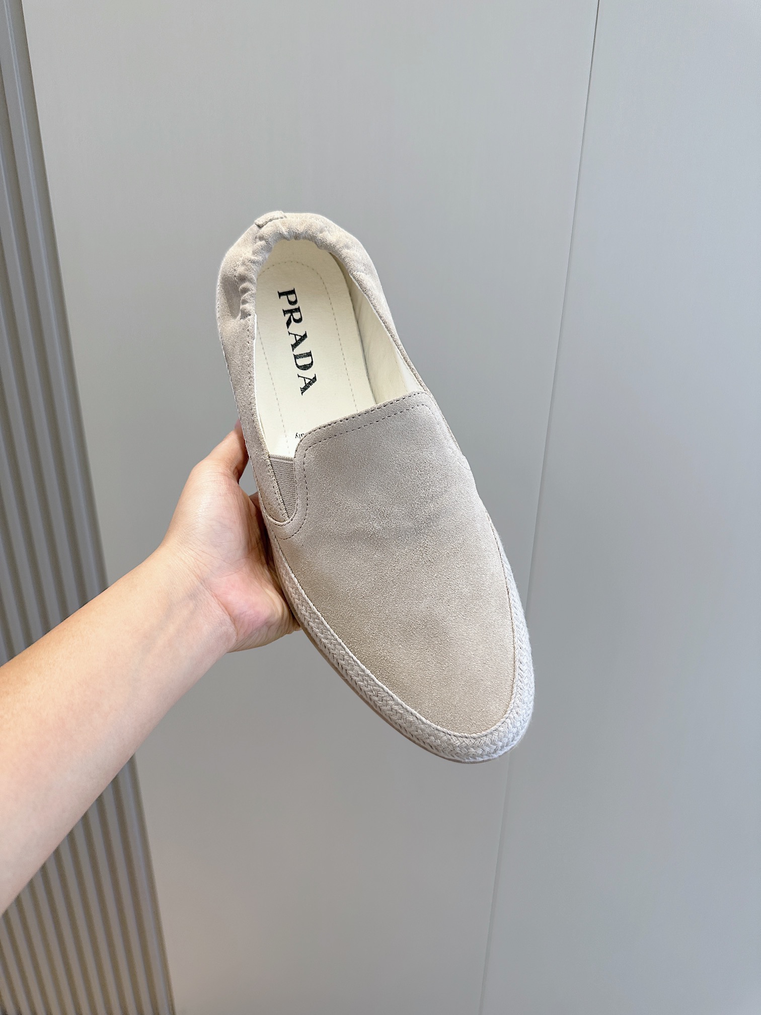 Adidas Prada Male Loafers Cow Leather S