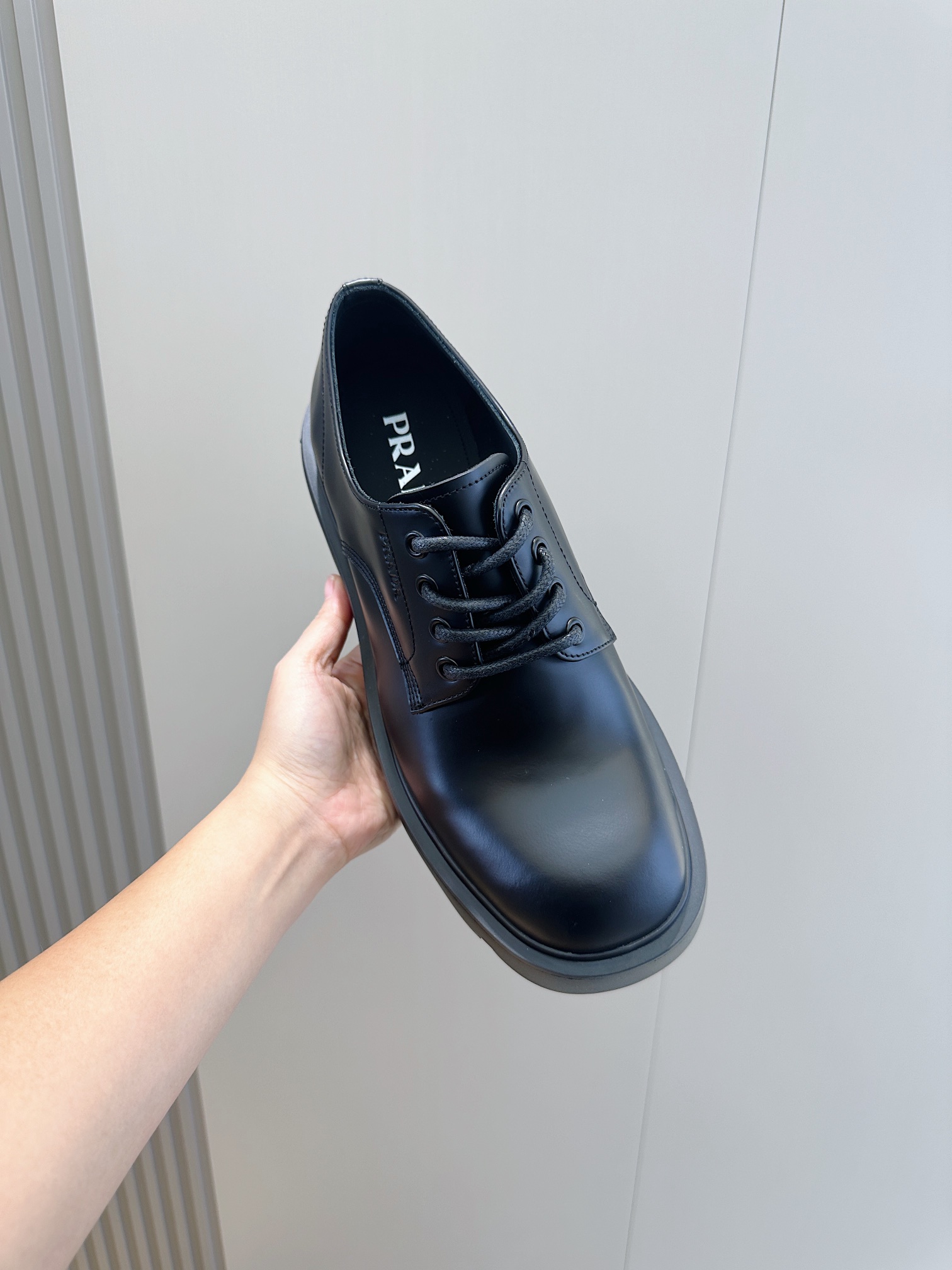 Adidas Prada Loafers Cow Leather M-s