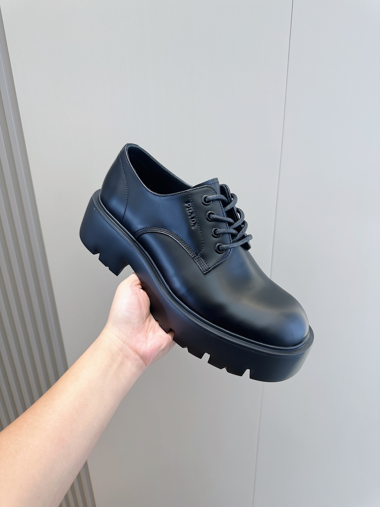 Adidas Prada Loafers Cow Leather M-s