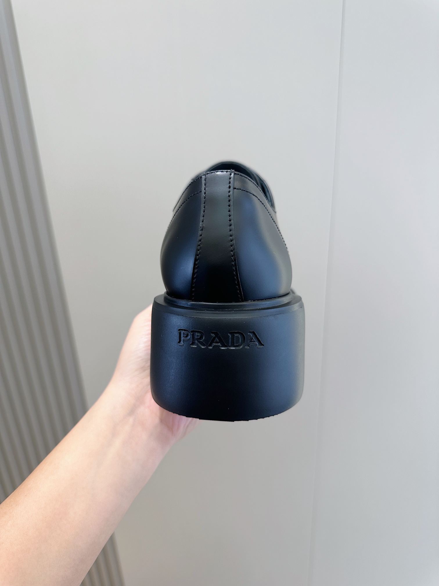 Adidas Prada Loafers Cow Leather M-s