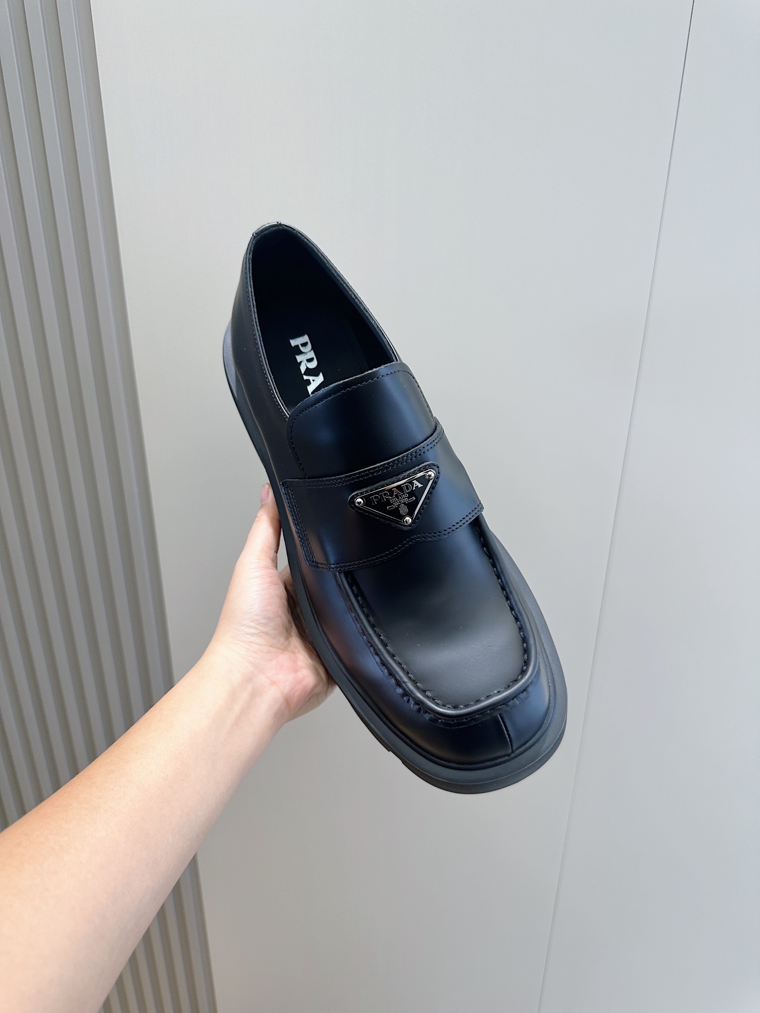 Prada Loafers Cow Leather M-s