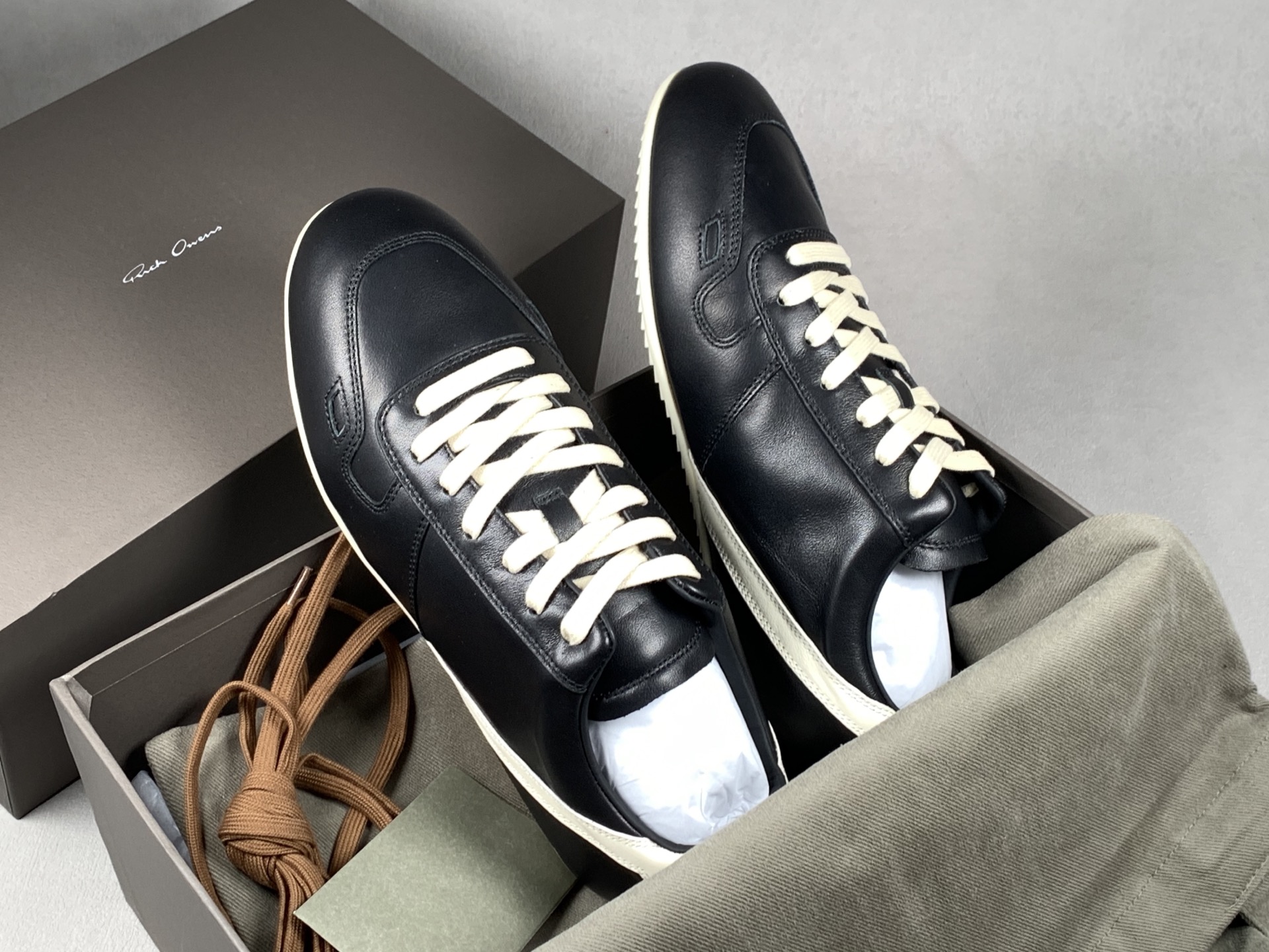 Calvin Klein Louis Vuitton Rick Owens Sneakers Black M-l-s