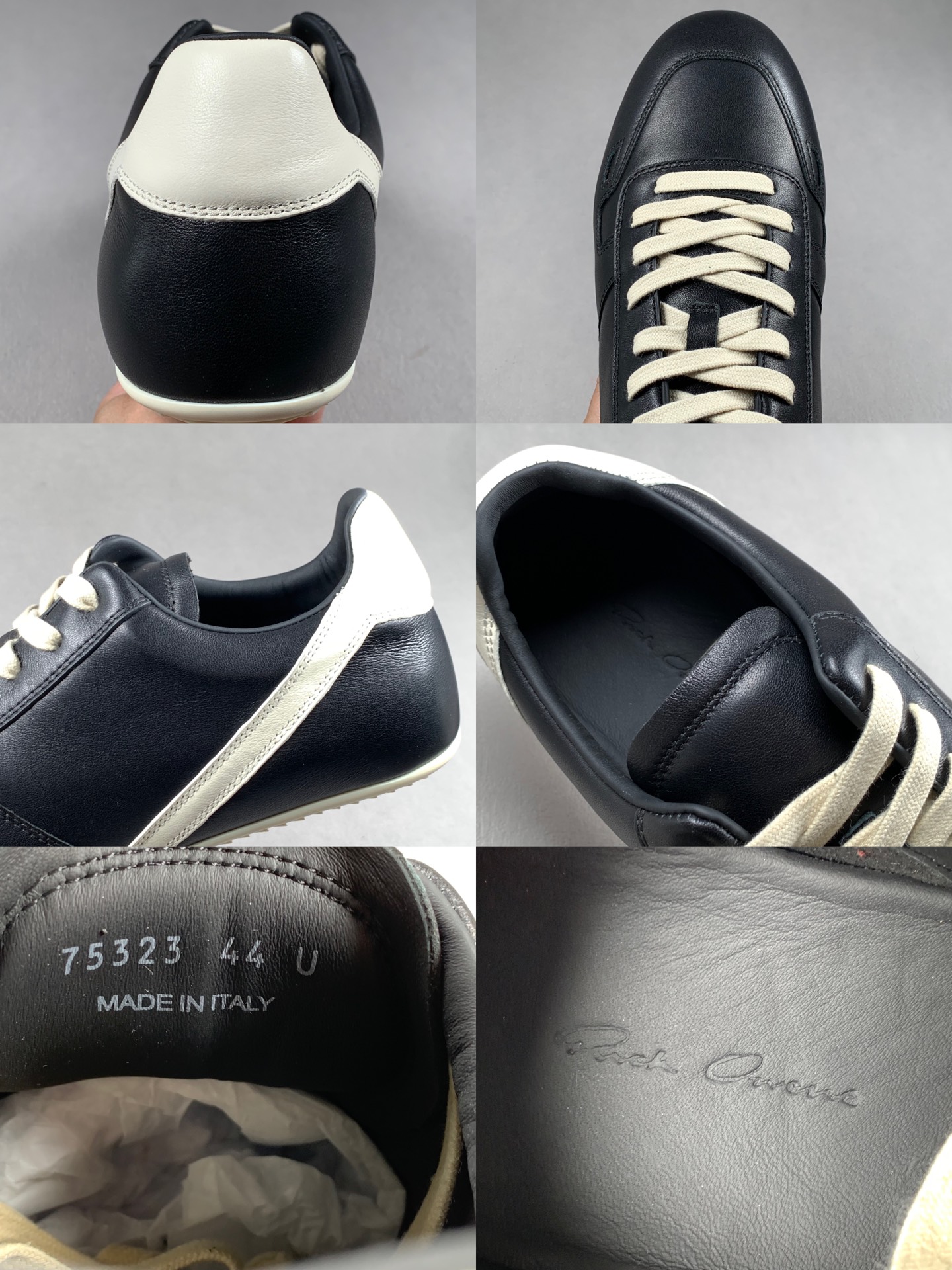 Calvin Klein Louis Vuitton Rick Owens Sneakers Black M-l-s