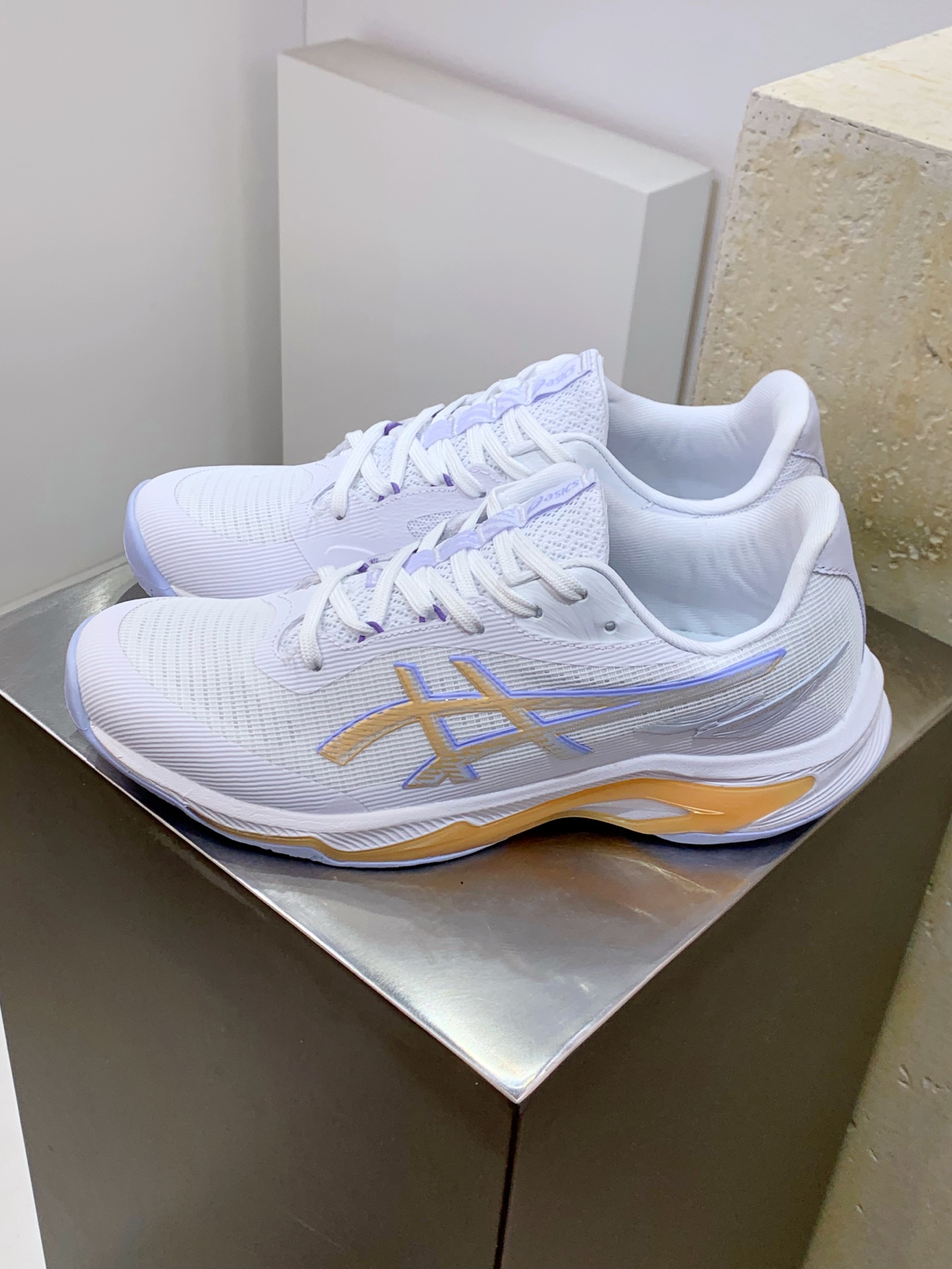 Asics Male Running Shoes Breathable L-s
